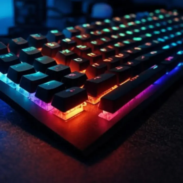 RGB világítású mechanikus gamer billentyűzet
