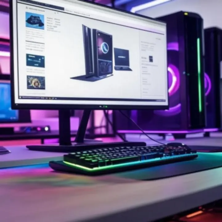 Modern gamer munkaállomás Playcorx kiegészítőkkel